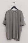 BASERANGE crew neck short sleeve T-shirt France BAS-TOBTE-CO-WI24-XWYH BASALT GREY
